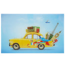 Scrivania 90x55xH74 cm in Vetro Picture Car