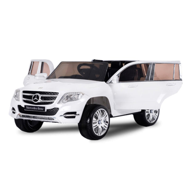 Véhicule Électrique Porteur Enfant 12V 2 Places Licence Mercedes GLK Blanc prezzo