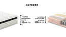 Materasso in Memory e Molle Rivestimento Cachemire H27 Valiani Angel Varie Misure