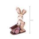 Coniglio con Cariola 15 H 24 cm 