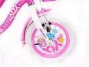 Bicicletta per Bambina 12" 2 Freni con Cestino e Borse Laterali Rosa