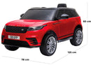 Macchina Elettrica per Bambini 12V con Licenza Range Rover Velar Rossa