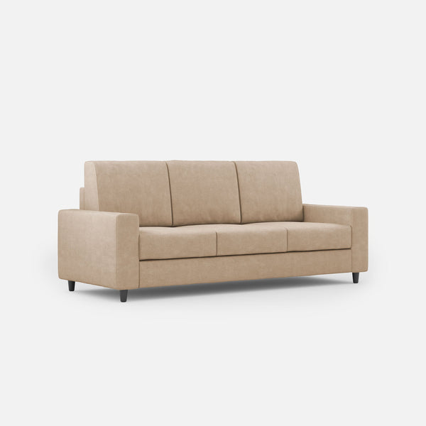 Divano 3 Posti 208x85x85 cm Sakar in Tessuto Beige prezzo