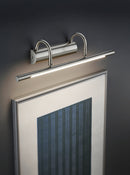 Applique da Interno a LED in Metallo Nickel Opaco