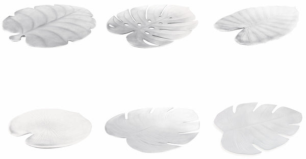 prezzo Set de 6 Sets de Table Feuilles en Eva VdE Tivoli 1996 Argent