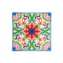 Set 4 Sottobicchieri 10x10x0,5 cm  in Ceramica VdE Tivoli 1996 Naxos