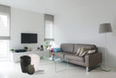 Pouf Sgabello Contenitore Ø37x45,5 cm in ABS Soriani Bianco