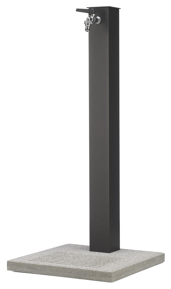 prezzo Fontaine de jardin avec robinet et socle en ciment Belfer 42/QBM Anthracite