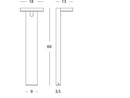Lampada Palo Solare da Giardino a LED 4W 4000K Sovil Grigio