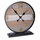 Orologio tavolo in legno in metallo cm 43,9x11,9xh48