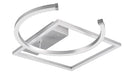 Plafoniera da Interno a LED SMD in Metallo Alluminio spazzolato