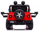 Macchina Elettrica per Bambini 12V Mp4 2 Posti con Licenza Jeep Wrangler Rubicon Rossa
