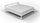 Topper matelassé matelassé avec élastiques blanc argenté différentes tailles