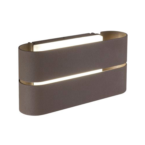 Sovil Gaia Applique Murale Extérieure LED Marron 12W Fermée acquista