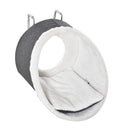 Amaca per Gatti 48x35x35 cm da Termosifone o Finestra Grigio e Bianco
