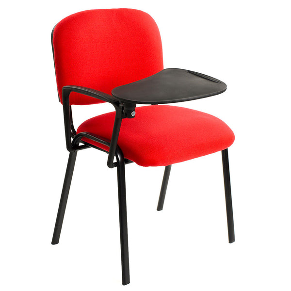 sconto Chaise de bureau en tissu avec rabat rouge Bozzini