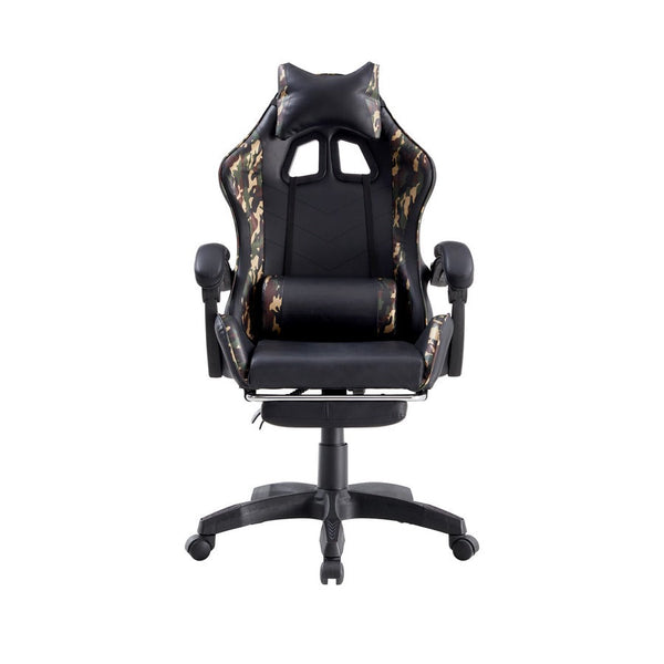 Sedia da Gaming Ergonomica in Similpelle Camouflage/Nera online