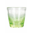 Set 6 Tazzine per Liquori Liquorini Cancun Greenery in Vetro VdE Tivoli 1996 Verde