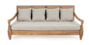 Divano Letto da Esterno Daybed 190x112x81h cm con Cuscini Bali Natural Fsc