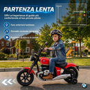 Moto Elettrica per Bambini 3-8 Anni 12 V BMW R18 125x62x83 cm con Batteria al Litio e Rotelle Rimovibili in PP Rossa      