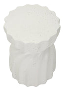 Tavolinetto Twisty Ø36x47,5 cm in Mgo Crema      