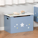Cassapanca Baule Portagiochi 55x34x35,5 cm IN MDF Blu