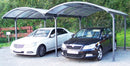 Box Auto Doppio da Esterno 6x4,8 m in Alluminio Copertura in Policarbonato 6mm