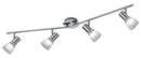 Plafoniera da Interno a LED in Metallo Nichel Opaco