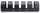 Porte-vélos 5 places en fer 90x30x23 cm Porte-vélos Belfer 42/PB Anthracite