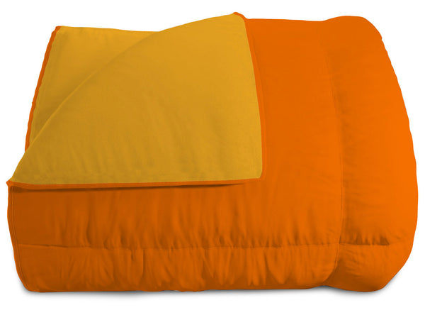 acquista Couette Hiver Doubleface 300gr Orange/Jaune