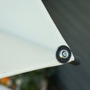 Ombrellone da Giardino 3x2 m Palo Ø48 mm in Alluminio e Poliestere Beige