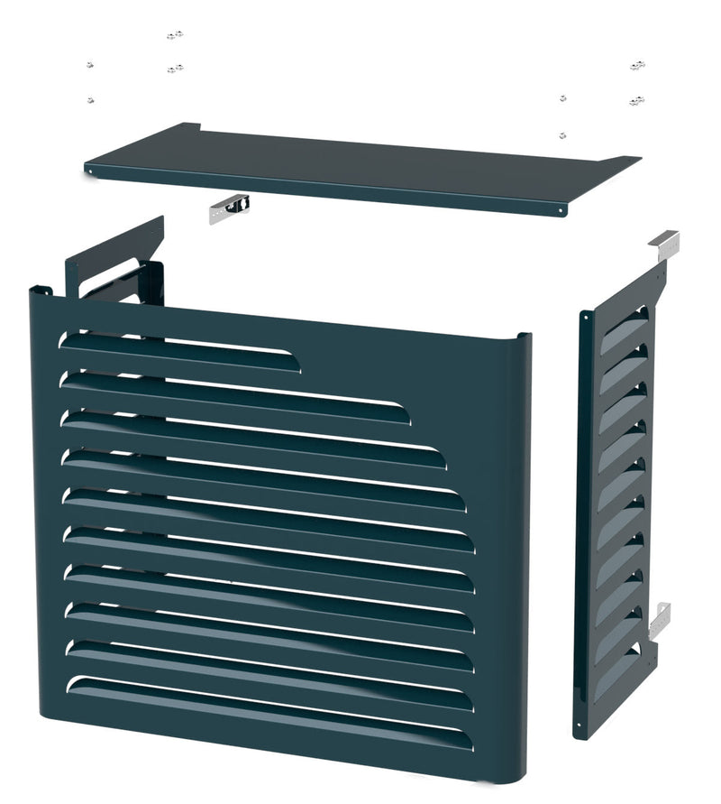 Copri Condizionatore 100x85x60 cm in Alluminio Curve M Antracite