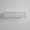 Parete Attrezzata Mobili Soggiorno 6 Pensili in Melaminico Laccato 401x31x189cm TFT Cube Bianco Rovere