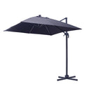 Ombrellone da Giardino Decentrato 2X3m in Alluminio con LED Florida Nero