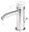 Mitigeur Bidet à Levier Unique en Acier Inoxydable avec Poignée Perle