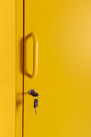 Armadio 1 Anta 38x46x185 cm Cambridge in Acciaio Giallo