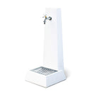 Fontana da Giardino Senza Rubinetto in Cemento Granulato di Marmo Oslo Bianco