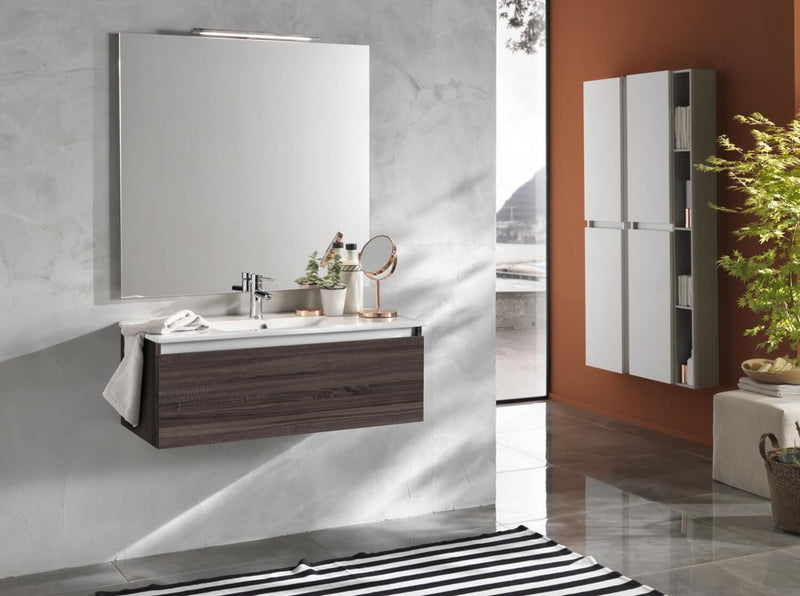 Mobile Bagno Sospeso 100cm TFT Ibiza Tabacco Scuro