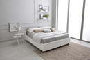 Letto Sommier Matrimoniale in Similpelle Bianca Zara