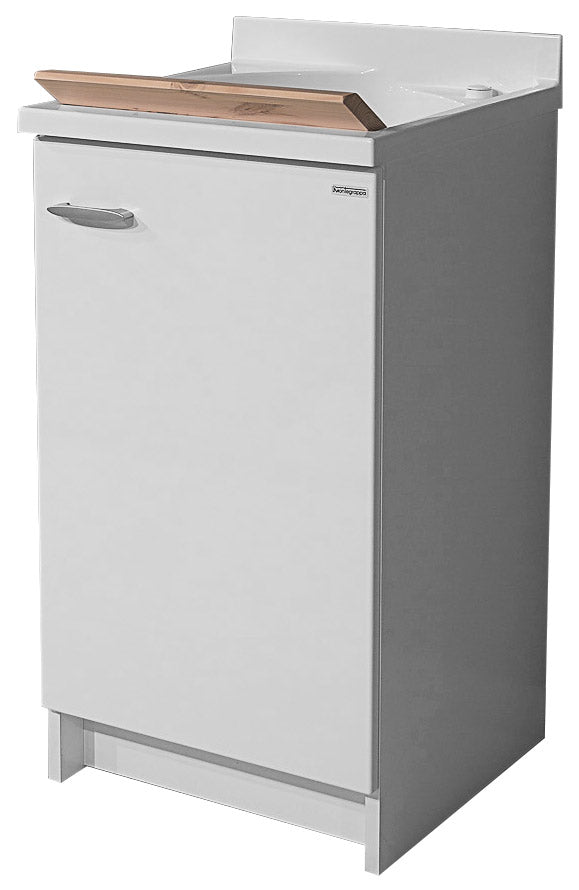 Meuble Lavabo 45x50x85cm Porte Droite Montegrappa Marella Planche Bois Blanc avec Panier prezzo