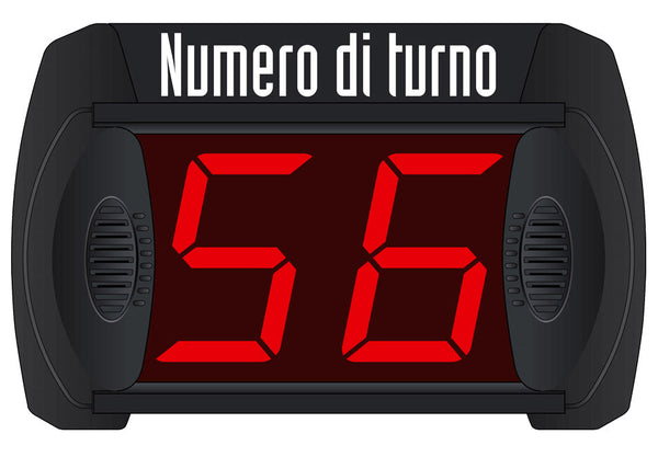 Afficheur à 2 chiffres du régulateur de file d'attente Visel MonoPoint MD2 Noir online