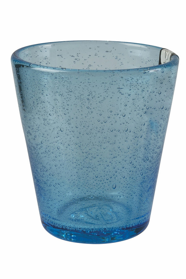 acquista Lot de 6 Verres à Eau en Pâte de Verre 250 ml Villa d'Este Home Tivoli Celeste Cancun Satin