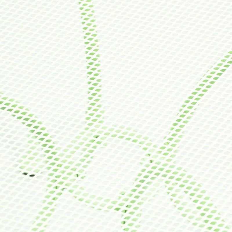 Tavolo da Giardino Ø70x71 cm con Piano Traforato in Ferro Neffy Verde