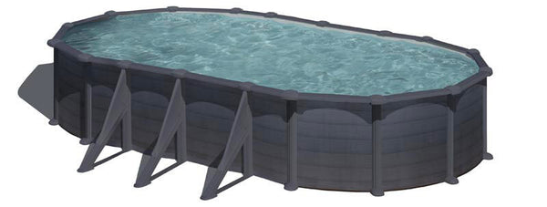 online Piscine Hors Sol Ovale 730x375xh132 cm en Acier et PVC Gre Granada