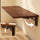 Tavolo Salvaspazio Pieghevole da Parete 60x40 cm in MDF Noce
