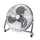 Ventilatore ad Alta Velocità Ø 45 cm 3 Pale 100W in Acciaio Laminato e Alluminio Argento