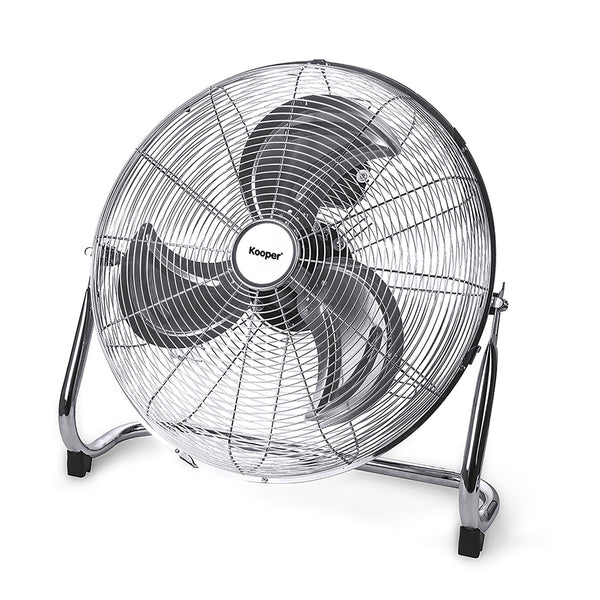 sconto Ventilatore ad Alta Velocità Ø 45 cm 3 Pale 100W in Acciaio Laminato e Alluminio Argento