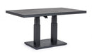 Tavolo da Giardino 140x85x49-72h cm Truman Antracite