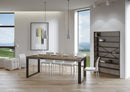 Tavolo Allungabile 140-244x90x77 cm Tecno Noce Gambe Antracite 