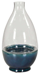Vaso ciotola alto con vetro cm Ø20xh38